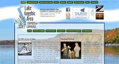 Desktop Screenshot of lakegogebicarea.com